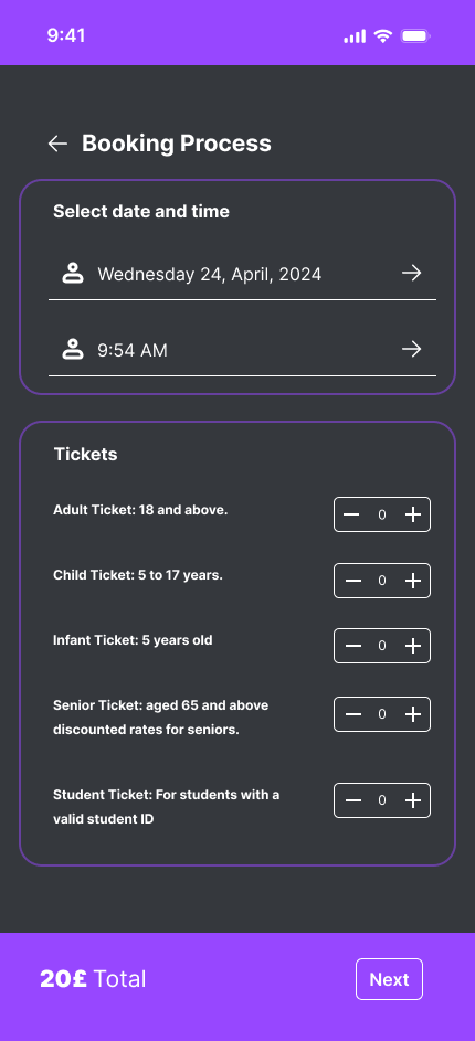 Booking Process