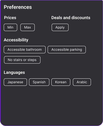 Filter Dropdown