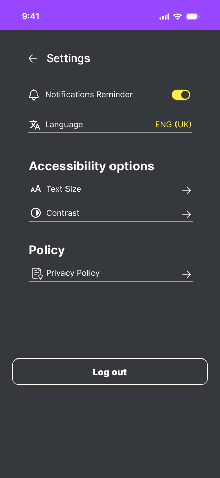 More Settings