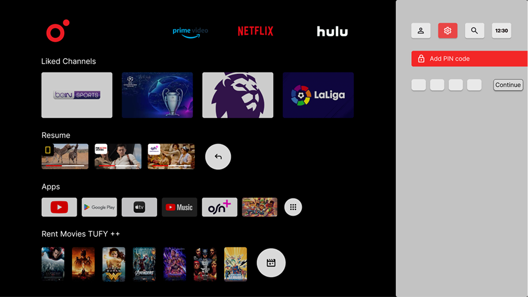 Apps Section