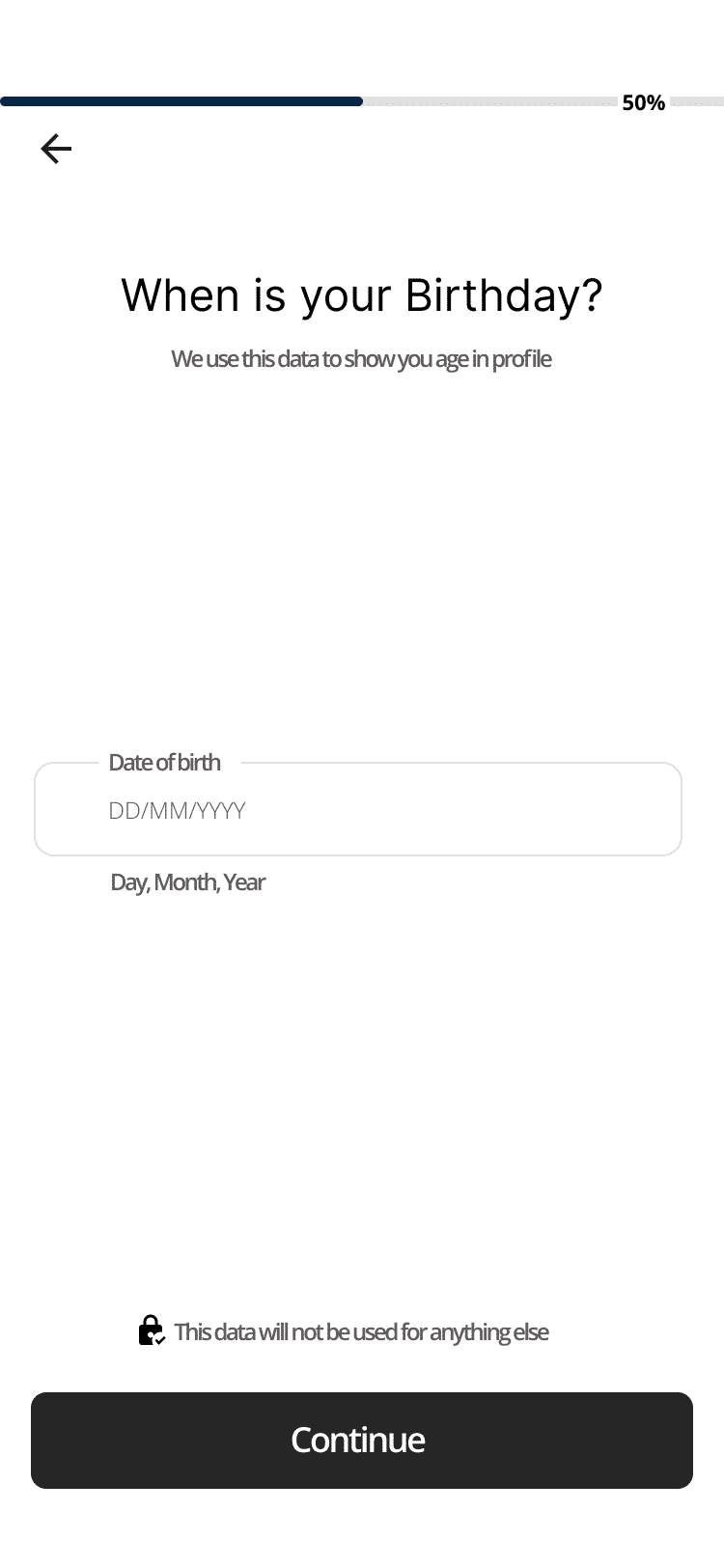 Birthday Screen