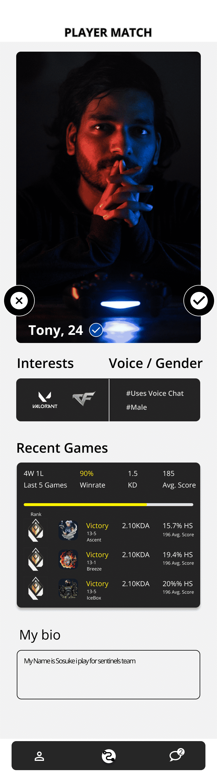Connect Menu 1