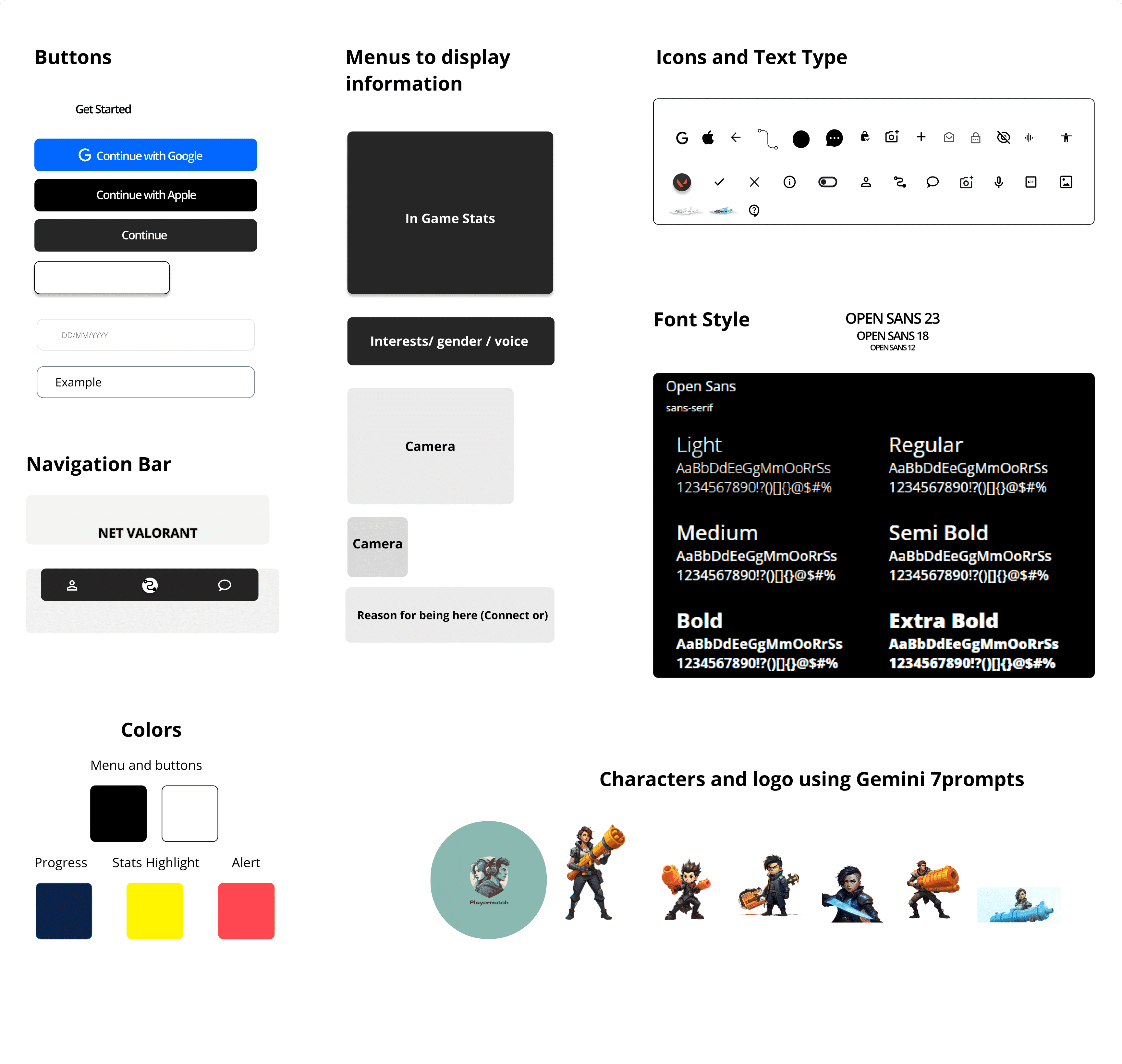 PlayerMatch Design System